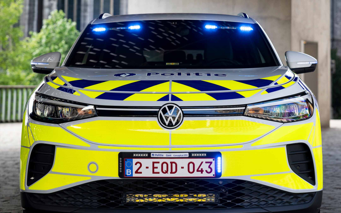 Volkswagen ID.4 police car